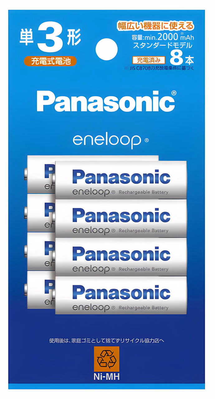 Eneloop Standart AA BK-3MCD/8H Eneloop Standart AA BK-3MCD/8H